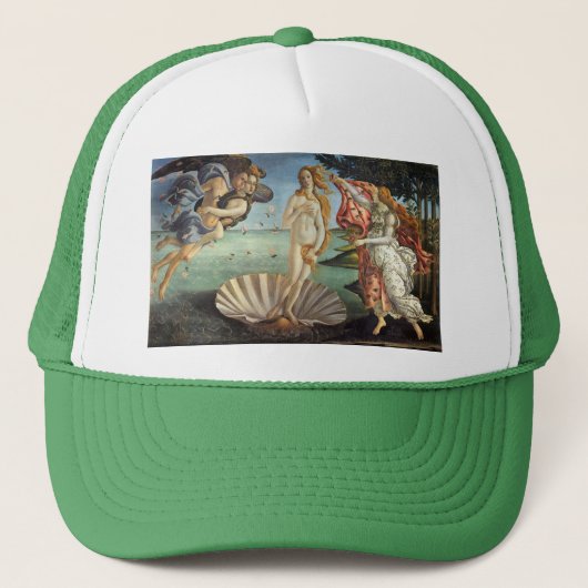 De Geboorte van Venus van Sandro Botticelli Trucker Pet (Voorkant)