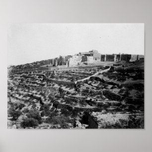 De Geboortekerk in Bethlehem Poster