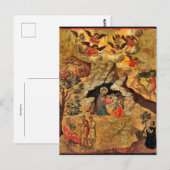 De Geboortekorthodoxe Christelijke Icoon Briefkaart (Voorkant / Achterkant)