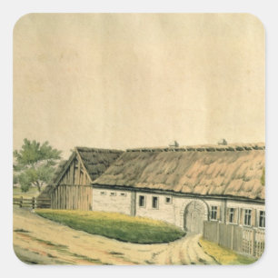 De geboorteplaats van Franz Joseph Haydn Vierkante Sticker