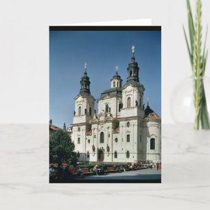 De gebouwde Kerk van St. Nicholas, 1703-61 Feestdagen Kaart