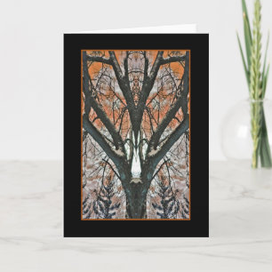 De gebrande Kaart van de Bezinning van de Boom