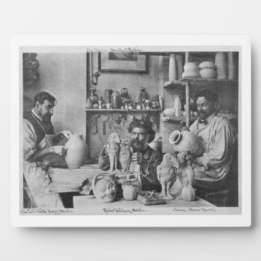 De gebroeders Martin in de studio in het Zuiden Fotoplaat (Voorkant)