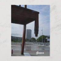De gebroken stoel in Genève