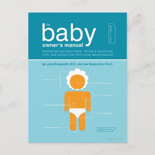 De gebruikershandleiding van de Baby Briefkaart (Voorkant)
