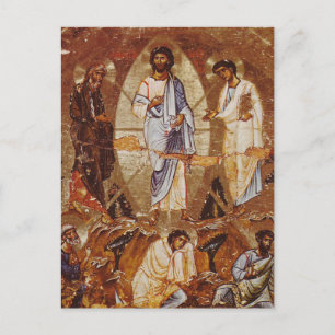 De gedaanteverwisseling van het icoon Christus Briefkaart