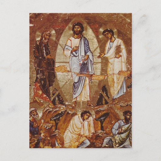 De gedaanteverwisseling van het icoon Christus Briefkaart (Voorkant)