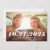 De gedenkbare Kleur Editable van de Datum sparen d Kaart (Voorkant)