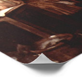 De gedimde dichter (Hogarth 1736) Poster (Hoek)