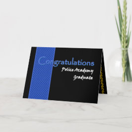 De Gediplomeerde van de Academie van de Politie Kaart