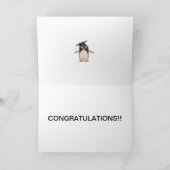 De Gediplomeerde van de pinguïn Kaart (Binnen)