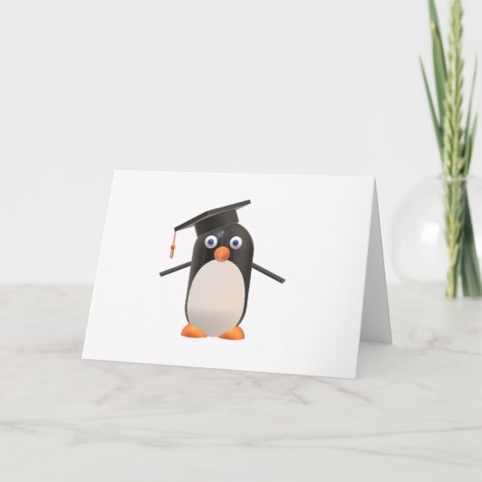 De Gediplomeerde van de pinguïn Kaart (Voorkant)