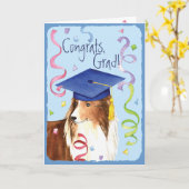 De Gediplomeerde van Sheltie Kaart (Gele Bloem)