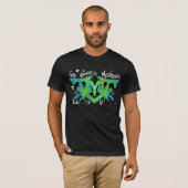 De gedistilleerde molecule van ayahuasca graffiti t-shirt (Voorkant volledig)