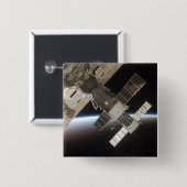 De gedokte Soyuz 13 Vierkante Button 5,1 Cm (Voorkant /achterkant)