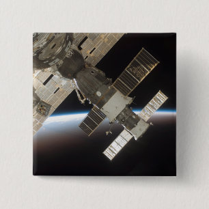 De gedokte Soyuz 13 Vierkante Button 5,1 Cm
