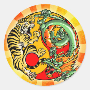 De geest en het Lichaam zijn Één Ronde Sticker