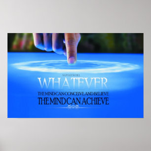 De geest kan Motivatie Poster bevatten