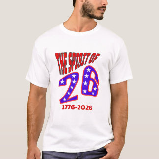 DE GEEST VAN 26: 1776-2026 T-SHIRT