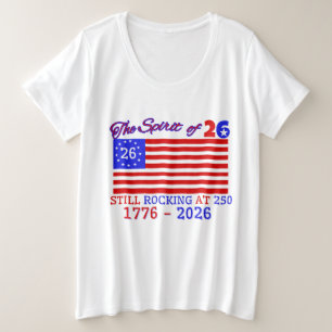 DE GEEST VAN 26: NOG STEEDS ROCKING OP 250 GROTE MAAT T-SHIRT