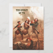 De Geest van '76. 4 juli Fine Art Kaart (Voorkant)