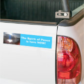 De geest van de vrede is er NU! Bumpersticker (Op Truck)