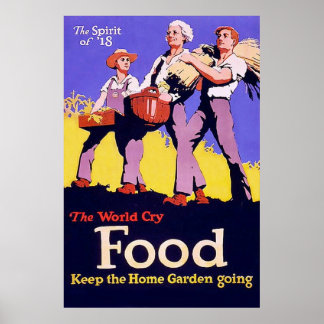 De geest van de  Wereldoorlog 18-18. Poster