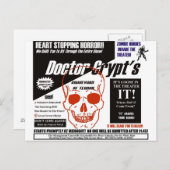 De Geest van Dr. Crypt's toont Briefkaart (Voorkant / Achterkant)