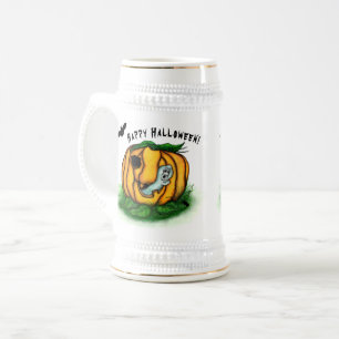 De geest van Halloween, Bat, Ghost en Spider Bierpul