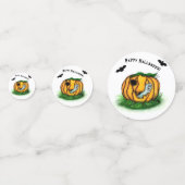 De geest van Halloween, Bat, Ghost en Spider Confetti (Achterkanten)