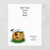 De geest van Halloween, Bat, Ghost en Spider Flyer (Achterkant)