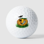 De geest van Halloween, Bat, Ghost en Spider Golfballen (Voorkant)