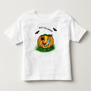 De geest van Halloween, Bat, Ghost en Spider Kinder Shirts