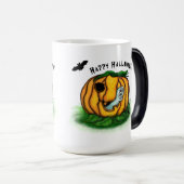 De geest van Halloween, Bat, Ghost en Spider Magische Mok (Voorkant rechts)