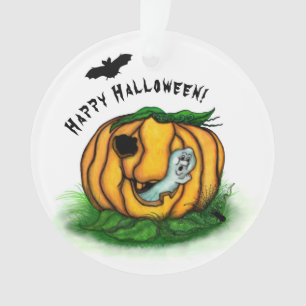 De geest van Halloween, Bat, Ghost en Spider Ornament