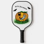 De geest van Halloween, Bat, Ghost en Spider Pickleball Paddle (Voorkant)