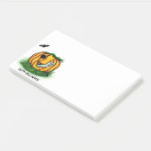 De geest van Halloween, Bat, Ghost en Spider Post-it® Notes (Schuin)