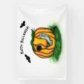 De geest van Halloween, Bat, Ghost en Spider Spandoek (Verticaal)