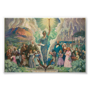 De geest van het onderwijs van Newell Convers Wyet Foto Afdruk