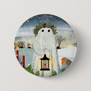 De Geest Van Het Winterzonnestilstand Ronde Button 5,7 Cm