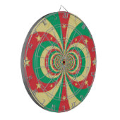 De geest van Kameroen: ontembare leeuwen Dartbord (Voorkant Links)