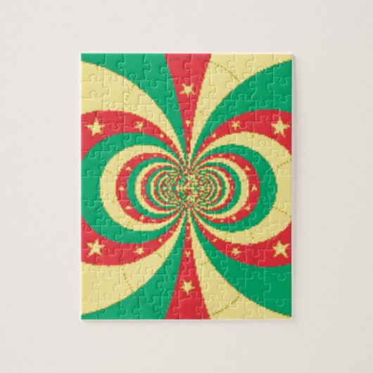 De geest van Kameroen: ontembare leeuwen Legpuzzel (Verticaal)