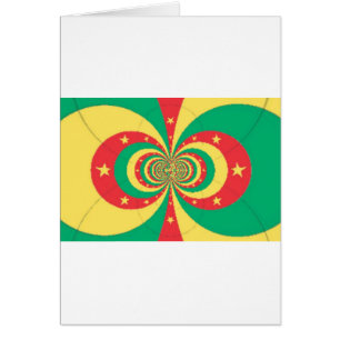 De geest van Kameroen: Ontembare Leeuwen Vlag Kuns