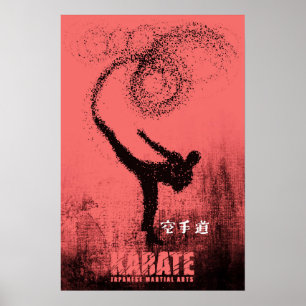 De geest van karate poster