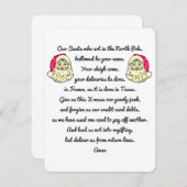 De Geest van Kerstmis satire Bedankkaart (Voorkant / Achterkant)