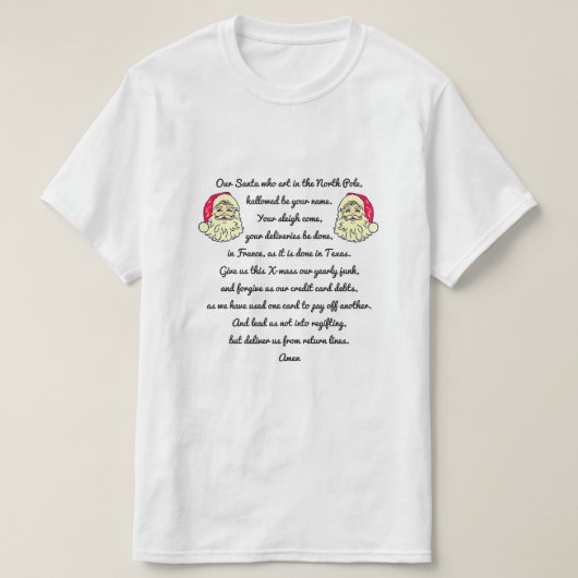 De Geest van Kerstmis T-shirt (Design voorkant)