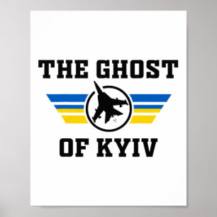 De Geest Van Kiev.Ik Sta Met Oekraine Oekraïense V Poster