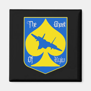 De Geest Van Kiev Kiev Oekraine Aas Gevechtspiloot Magneet