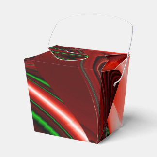 De geest van liefde en hoop Abstracte 3D Regenboog Bedankdoosjes