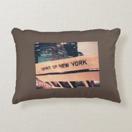 De geest van New York Pillow Accent Kussen